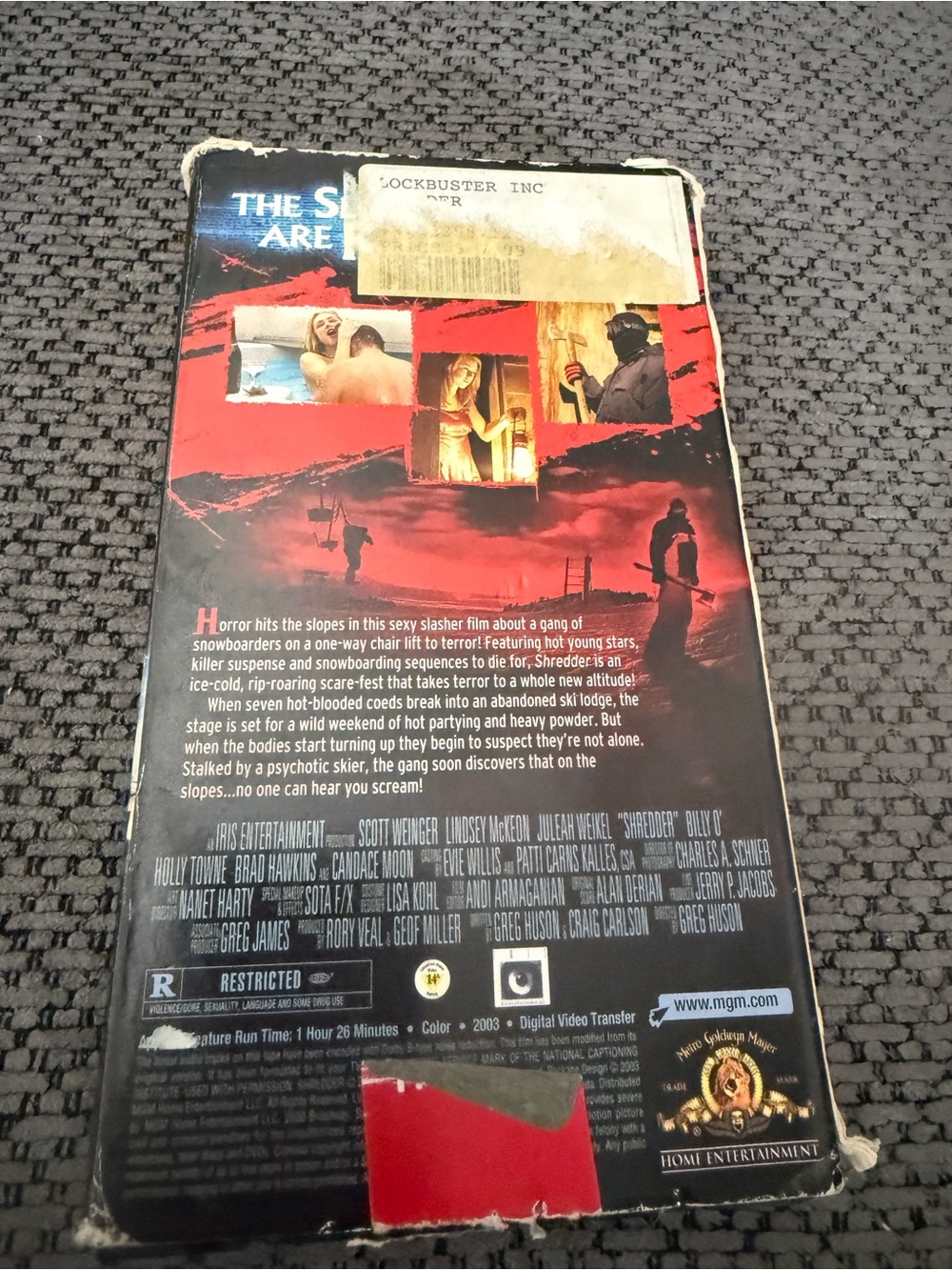 Shredder (VHS) - Picture 2 of 3